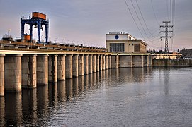 Centrale hydroélectrique de Kakhovka, 2013.