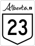 Highway 23 marker