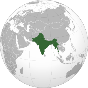 Территория Британской Индии в 1936 году