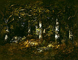 Narcisse Virgilio Díaz, Fontainebleauški gozd, 1868, Dallas Museum of Art