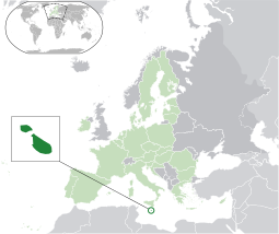 Localização de Malta