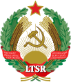 Escudu de la RSS de Lituania.