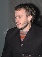 Photo of Heath Ledger attending the Berlin Film Festival in 2006.