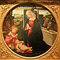 Maria Virgo et Sanctus Ioannes Baptista Iesum puerulum adorantes