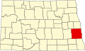 Comitatul Cass map