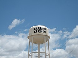 Carrizo Springs water tower