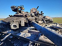знищений українськими військовими Т-90 у Запорізькій області, березень 2022
