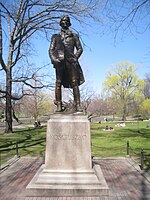 Pomnik Tadeusza Kościuszki autorstwa Theo Alice Ruggles Kitson w Bostonie