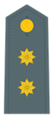 Acolumbra de teniente coronel de la Guardia Civil.