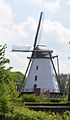 Zijkant van de molen