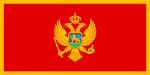 Bandera de Selecció de futbol de Montenegro