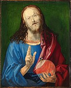 Salvator Mundi (ca. 1505) por Dürer no Metropolitan Museum of Art.