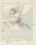 Plan de Sfax par l'United States Army en 1942.