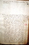 Acta del cabildo del 18 de septiembre de 1810 que da inicio a la Independencia de Chile.