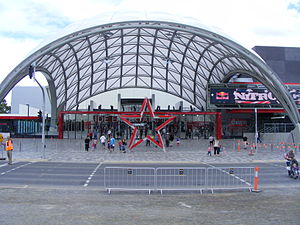Der neue Eingangsbereich der Arena (2010)