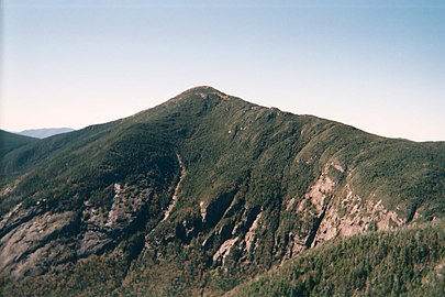 Mount Marcy seen from Mount Haystack, looking across Panther Gorge