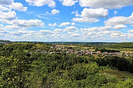 Vue sur la Fagne depuis Nismes vers Mariembourg.