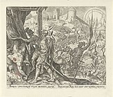 Het lichaam van Holofernes wordt ontdekt (Geschiedenis van Judit en Holofernes), 1564