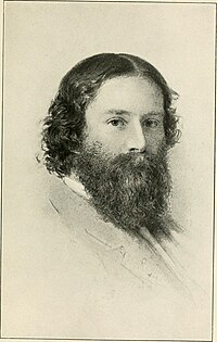 Samuel Worcester Rowse: James Russell Lowell, lyijykynäpiirros.