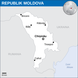 Lokasi Moldova