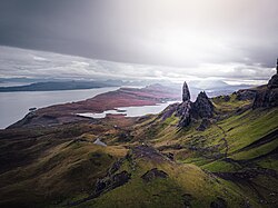 Vue de l'Old Man of Storr.