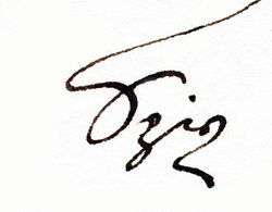 Johann Baptist von Spixʼ signatur