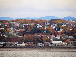 Beauport as seen from Île d'Orléans