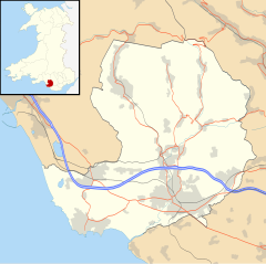 Llangynwyd Lower is located in Bridgend