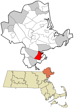 Location in Essex County, Massachusetts