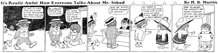 Cartoon -- early 20th century comic strip featuring anthropomorphic birds