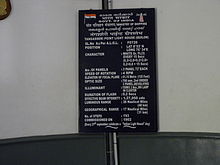 Information board in Thangassery Lighthouse