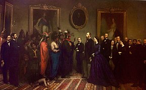 En 1865 los kikapú visitaron a Maximiliano y Carlota en Chapultepec