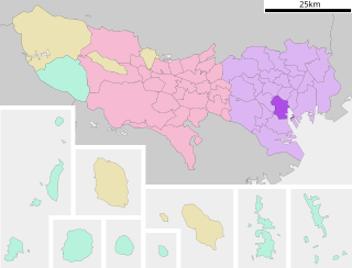 港区 (東京都)位置図