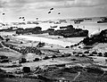 Landing supplies at Normandy