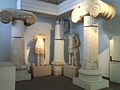 Restored parts from the Temple of Aphrodite, located in Thessaloniki, almost completely buried