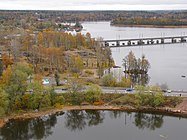 Место соединения с Петровским мостом