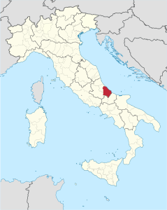 Provincia di Chieti – Localizzazione