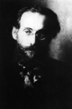 Gustav Landauer (1870–1919), anarchistischer und pazifistischer Philosoph, unmittelbar nach Niederschlagung der Räterepublik inhaftiert und in der Haft von Freikorps-Soldaten misshandelt und ermordet