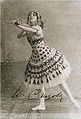 Julia Sedova dans La Fille du pharaon chorégraphié par Marius Petipa, 1905.