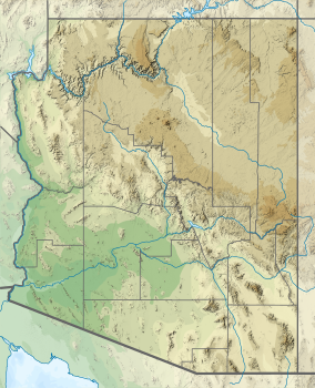 Map showing the location of Grand Canyon–Parashant National Monument