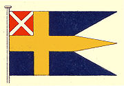 Orlogsflagget frem til 1844.