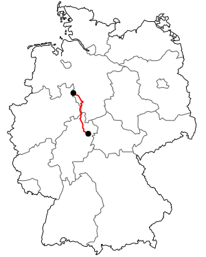 Verlauf der B 83