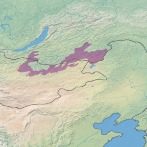 Ecoregion territory (in purple)