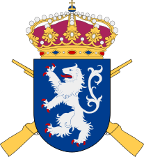 Hallands regementes vapen 1952–1994.