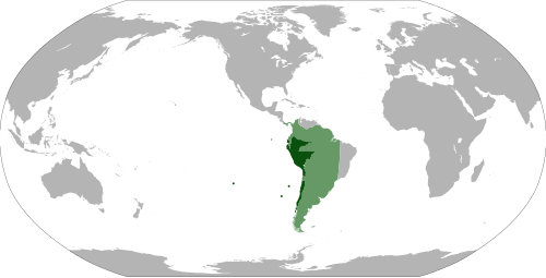 Map of the Viceroyalty of Peru