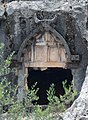 Ogival rock-cut tomb at Pinara, 4th century BC