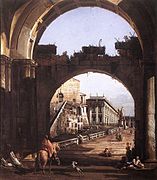 Каприччо с Кампидольо. Ок. 1743 г. Холст, масло. Национальная галерея, Парма