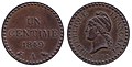 1 σεντίμ 1849, Δεύτερη Γαλλική Δημοκρατία