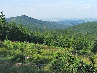 The Golden Mountains in the eastern part of the trail