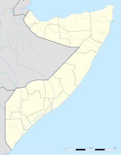 Mogadixo ubicada en Somalia